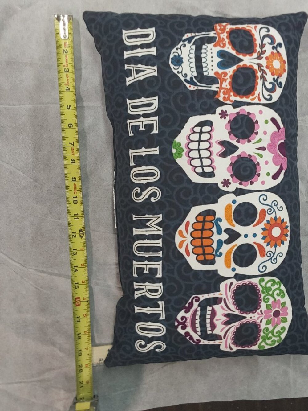 Dia De Los Muertos lumbar pillow